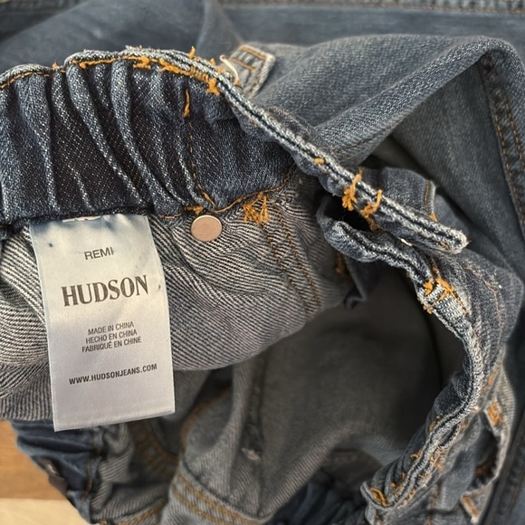 Hudson Remi High Rise Straight Elastic Waist Jeans - Picture 7 of 7